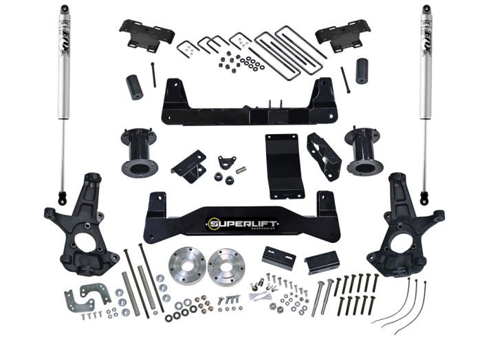 Лифт комплект подвески 6.5" Chevrolet Silverado 1500/GMC Sierra 1500 14-19 (Fox 2.0 Shocks) Superlift K161F