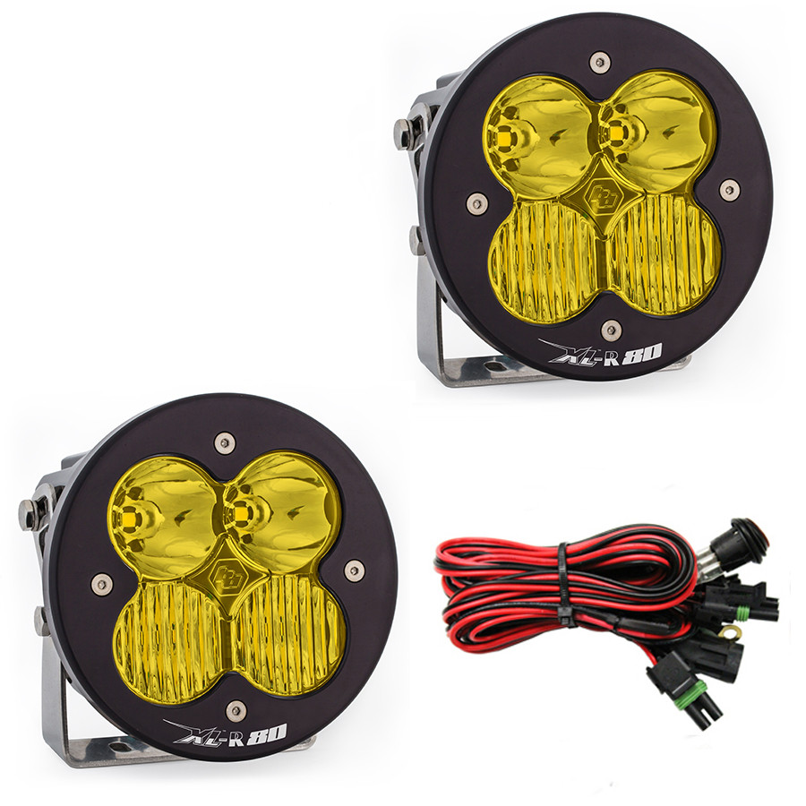 Дополнительные LED фары 5.24"x5.24" Водительский/Комбо свет (пара) XL-R80 LED Light Baja Designs 767813