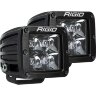 Комплект дополнительных Led фар 3x3" Spot D-Series Rigid Industries 202213BLK