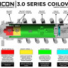 Пара передних койловеров Ford F-150 Raptor 17-20 ICON RR CDCV 95002