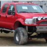 Расширители колесных арок Ford F-250/F-350/F-450/F-550 00-07 перед 2шт. Cut Out Bushwacker 20043-02