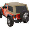 Мягкая крыша софт топ Jeep Wrangler JK 07-18 2 Door (Pebble Beige) Trektop Glide Bestop 5492274