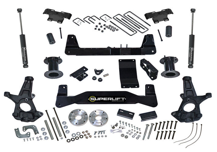 Лифт комплект подвески 6.5" Chevrolet Silverado 1500/GMC Sierra 1500 14-19 (Shadow Shocks) Superlift K161
