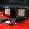 Комплект креплений светодиодной оптики на капот 3" Jeep Gladiator JT/Wrangler JL 18-23 Go Rhino 730230T