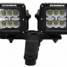 Комплект креплений светодиодной оптики на капот 3" Jeep Gladiator JT/Wrangler JL 18-23 Go Rhino 730230T