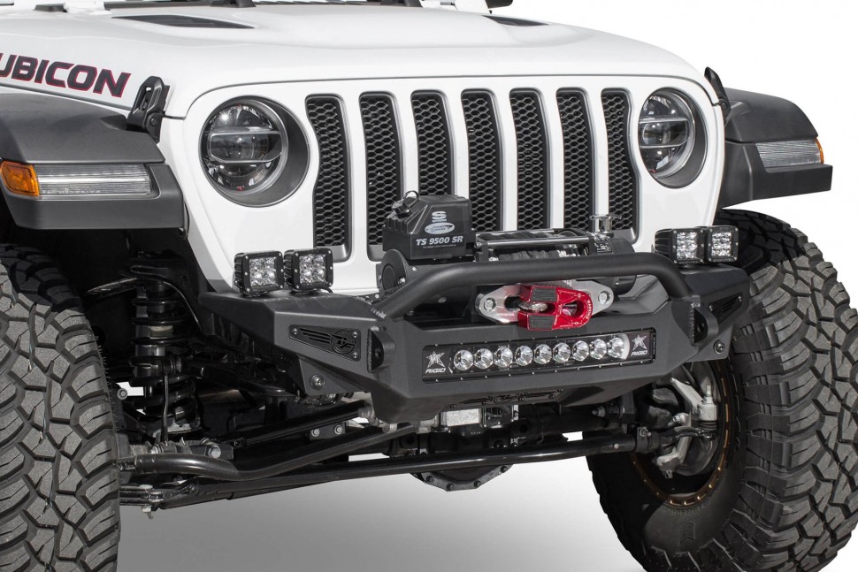 Передний бампер под лебедку Jeep Wrangler JL/Gladiator JT 18-22 Rock Fighter ADD Offroad F964902080103