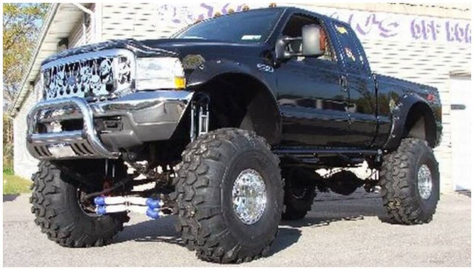 Расширители колесных арок Ford F-250/F-350 00-10 задн 2шт. Cut Out Bushwacker 20044-02