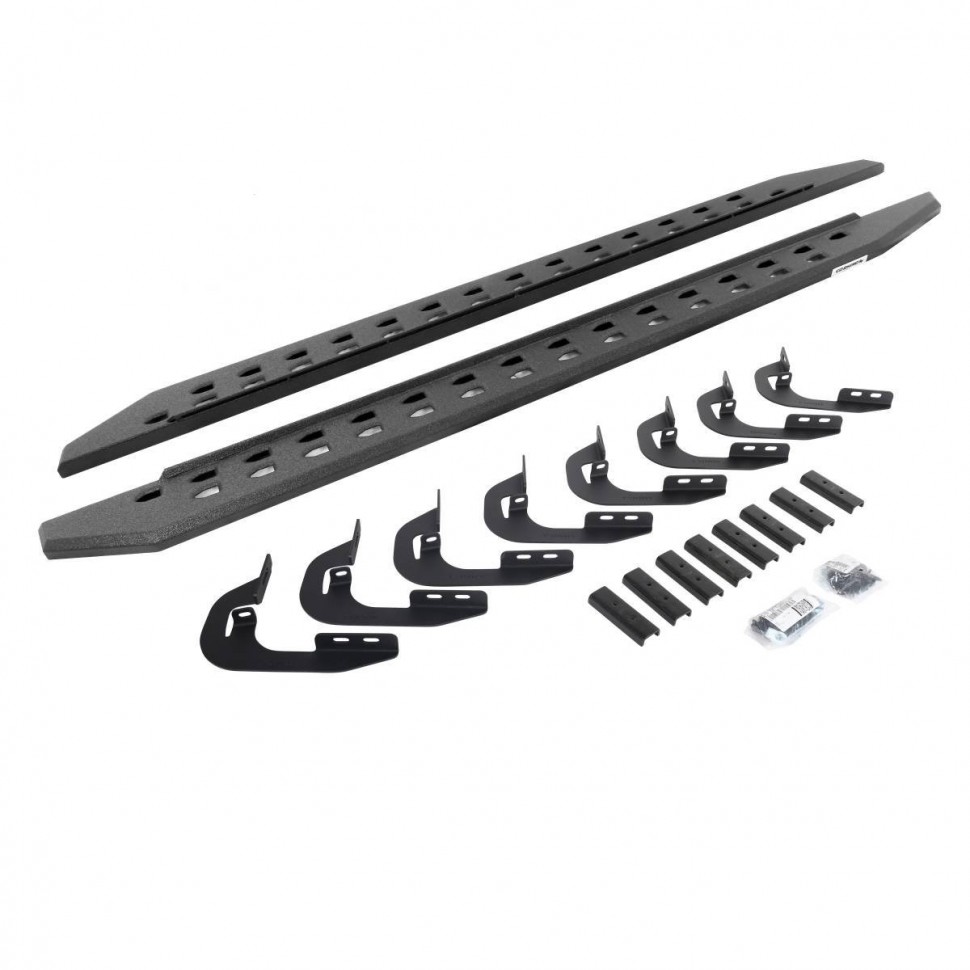 Подножки Chevrolet Silverado/GMC Sierra 1500/2500/3500 14-19 Crew Cab RB20 Slim Go Rhino 69404787ST