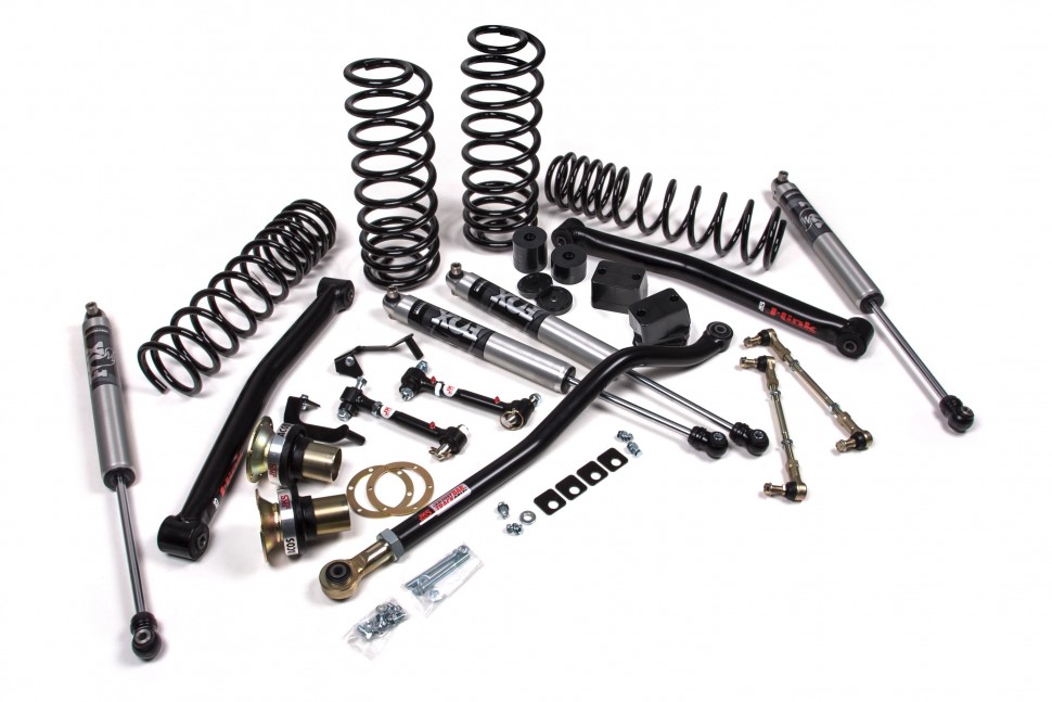 Лифт кит подвески 3.5" J-Lander Jeep Wrangler JL 18-22 4Door с амортизаторами Fox 2.5 Elite JKS JSPEC130PES