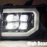 Комплект передних фар GMC Sierra 1500/Sierra 2500/Sierra 3500 07-14 NOVA-Series AlphaRex 880608