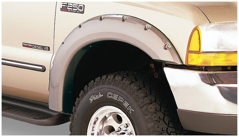 Расширители колесных арок Ford F-250/F-350/F-450/F-550 00-07 перед 2шт. Pocket Style Bushwacker 20049-02
