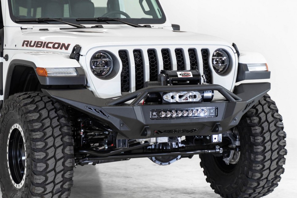 Передний бампер под лебедку Jeep Wrangler JL/Gladiator JT Rubicon/Mojave 18-22 Stealth Fighter ADD Offroad F961692080103