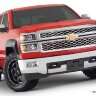 Расширители колесных арок Chevrolet Silverado 1500/2500/3500 14-19 к-кт 4 шт. Extend A Bushwacker 40964-02