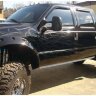 Расширители колесных арок Ford F-250/F-350 00-10 задн 2шт. Cut Out Bushwacker 20046-02