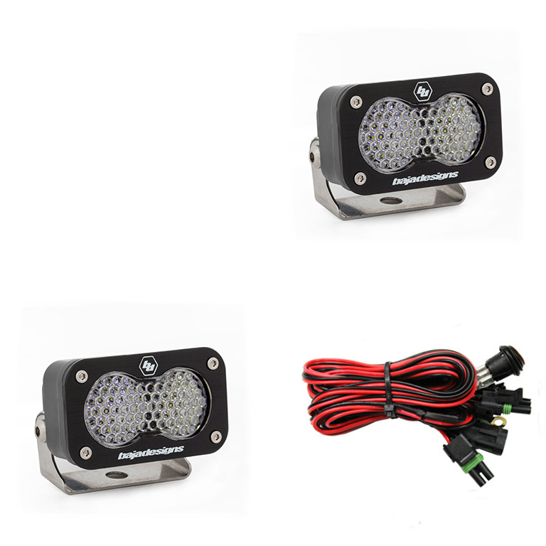 Дополнительные LED фары 2.93"x1.68" Рабочий/Широкий свет (пара) S2 Sport LED Light Baja Designs 547806