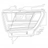 Комплект передних фар Dodge Ram 1500 19-21 PRO-Series AlphaRex 880515