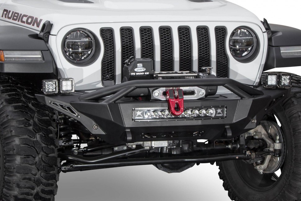 Передний бампер под лебедку Jeep Wrangler JL/Gladiator JT 18-22 Stealth Fighter ADD Offroad F961232080103