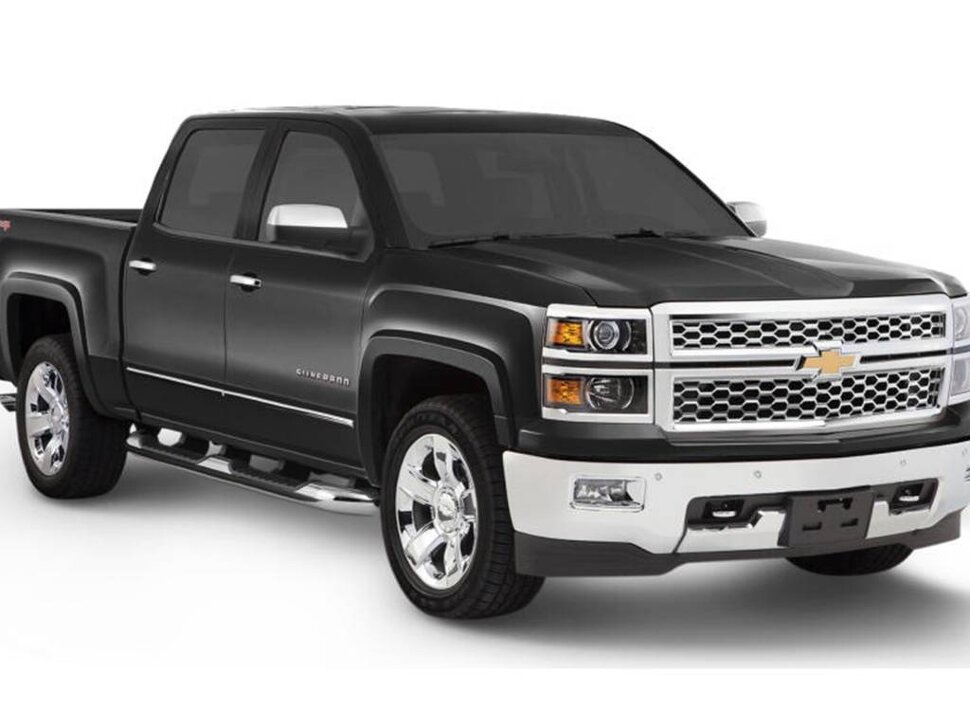 Расширители колесных арок Chevrolet Silverado 1500/2500/3500 16-19 к-кт 4 шт. Painted OE Bushwacker 40956-34