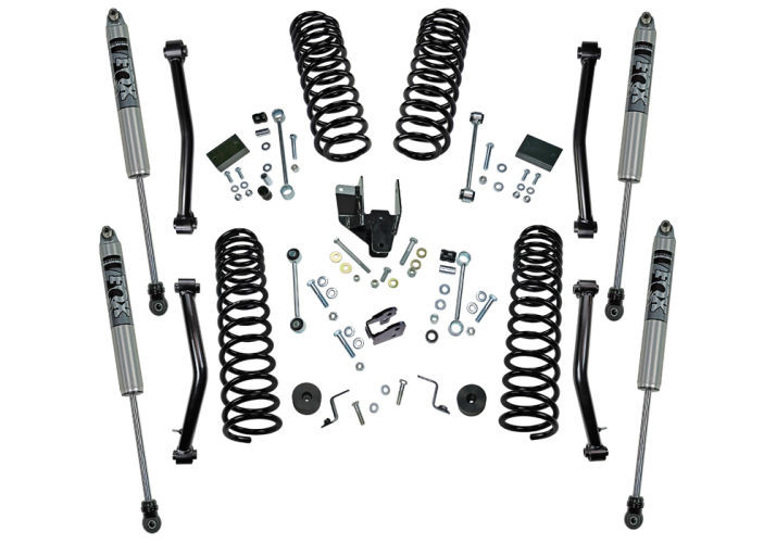 Лифт комплект подвески 4" Jeep Wrangler JL 18-22 2 Door (Fox 2.0 Shocks) Superlift K186F