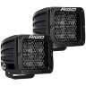 Комплект дополнительных Led фар 3x3" Spot/Diffused D-Series Rigid Industries 202513BLK