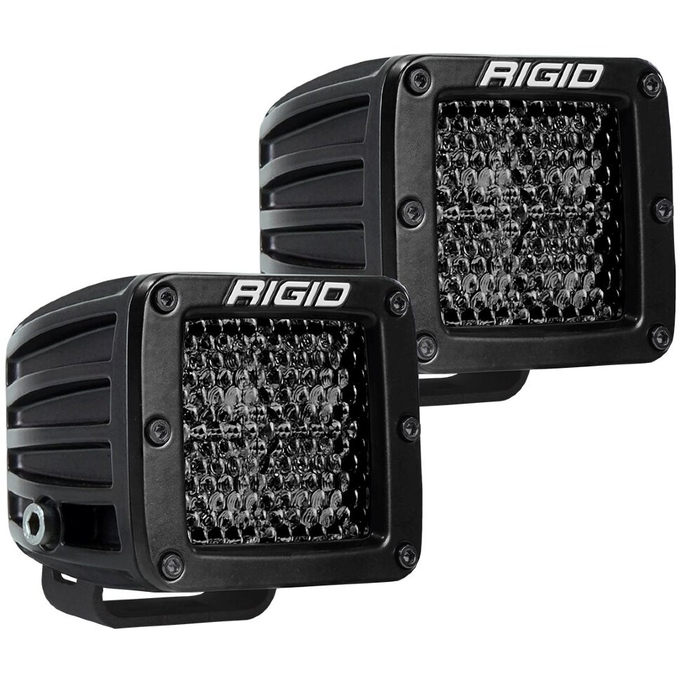 Комплект дополнительных Led фар 3x3" Spot/Diffused D-Series Rigid Industries 202513BLK