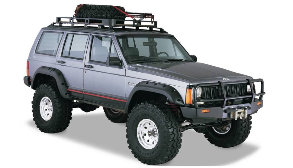 Расширители колесных арок Jeep Cherokee 00-01 к-кт 4 шт. Cut Out Bushwacker 10911-07