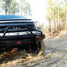 Передний бампер с центральной дугой Black Steel Toyota Tundra 07-13 Fab Fours TT07-K1862-1