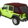 Мягкая крыша софт топ Jeep Wrangler JK 07-18 4 Door (Crushed Red Pepper) Trektop Glide Bestop 5492368