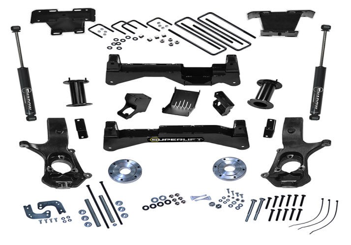 Лифт комплект подвески 8" Chevrolet Silverado 1500/GMC Sierra 1500 07-16 (Shadow Shocks) Superlift K898