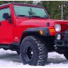 Расширители колесных арок Jeep Wrangler TJ 00-06 к-кт 4 шт. Pocket Style Bushwacker 10917-07
