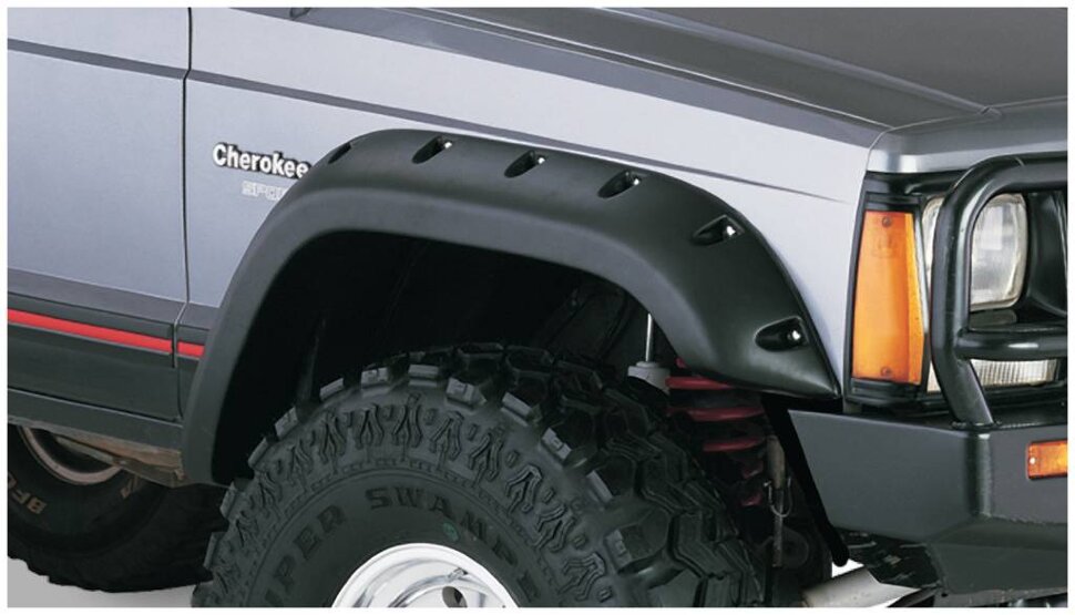 Расширители колесных арок Jeep Cherokee 00-01 перед 2шт. Cut Out Bushwacker 10035-07