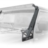 Рейлинговая система с креплением на A-стойке 18-23 Jeep Wrangler JL/Gladiator JT DV8 D-JL-190052-PIL