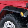 Расширители колесных арок Jeep Wrangler TJ 00-06 перед 2шт. Pocket Style Bushwacker 10043-07