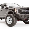 Передний бампер Premium с центаральной дугой Ford F-250/F-350 05-07 Fab Fours FS05-A1252-1