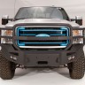 Передний бампер Premium с центаральной дугой Ford F-250/F-350 05-07 Fab Fours FS05-A1252-1