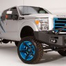 Передний бампер Premium с центаральной дугой Ford F-250/F-350 05-07 Fab Fours FS05-A1252-1