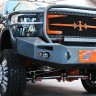 Передний бампер Premium с центаральной дугой Ford F-250/F-350 05-07 Fab Fours FS05-A1252-1