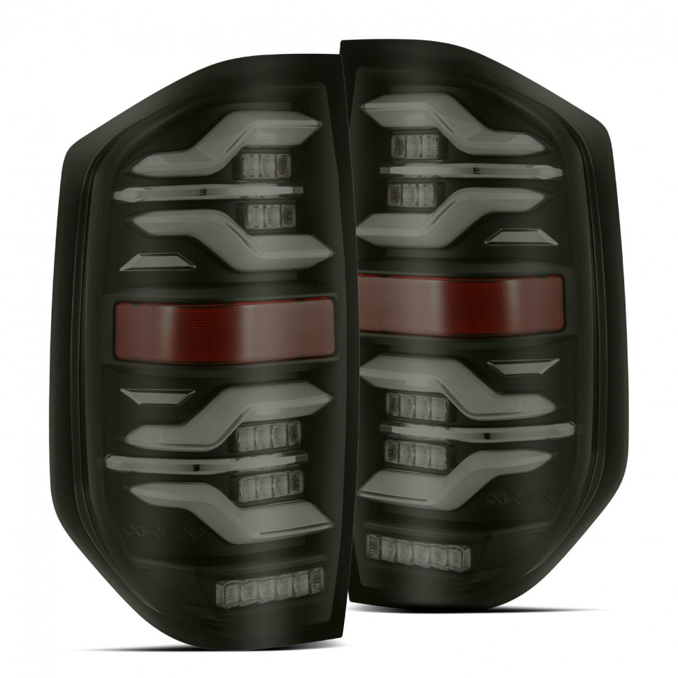 Комплект задних светодиодных фар Toyota Tundra 14-21 LUXX-Series AlphaRex 672040
