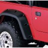 Расширители колесных арок Jeep Wrangler TJ 00-06 задн 2шт. Pocket Style Bushwacker 10042-07