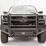 Передний бампер с защитной дугой Black Steel Elite Chevrolet Silverado 1500 16-18 Fab Fours CS16-R3860-1