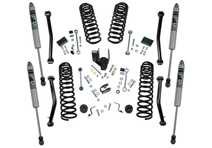 Лифт комплект подвески 4" Jeep Wrangler JL 18-22 4 Door (Fox 2.0 Shocks) Superlift K184F