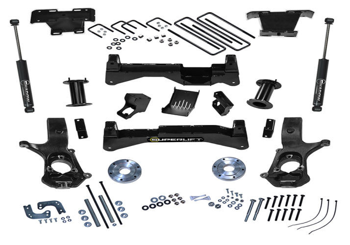 Лифт комплект подвески 8" Chevrolet Silverado 1500/GMC Sierra 1500 14-19 (Shadow Shocks) Superlift K899