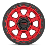 Колесный диск KMC Wheels Chase Candy Red W/Black Lip 17x9 ET KM54879050900