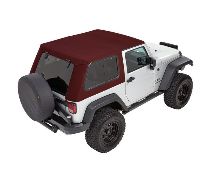 Мягкая крыша софт топ Jeep Wrangler JK 07-18 2 Door (Crushed Red Pepper Twill) Trektop Bestop 5486268