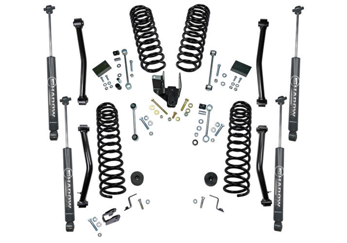 Лифт комплект подвески 4" Jeep Wrangler JL 18-22 4 Door (Shadow Shocks) Superlift K192