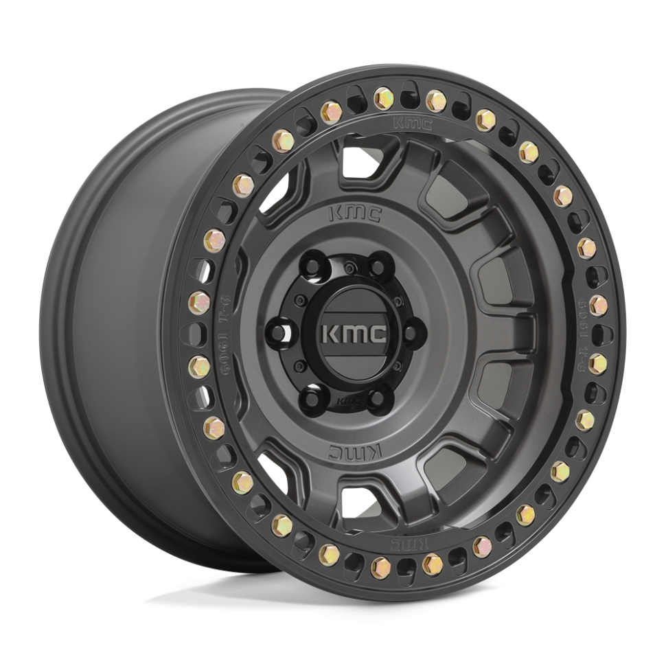 Колесный диск KMC Wheels Tank Beadlock Anthracite 17x9 ET-38 KM23679050438N