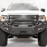 Передний бампер Premium с центаральной дугой GMC Canyon 15-19 Fab Fours GC15-H3452-1