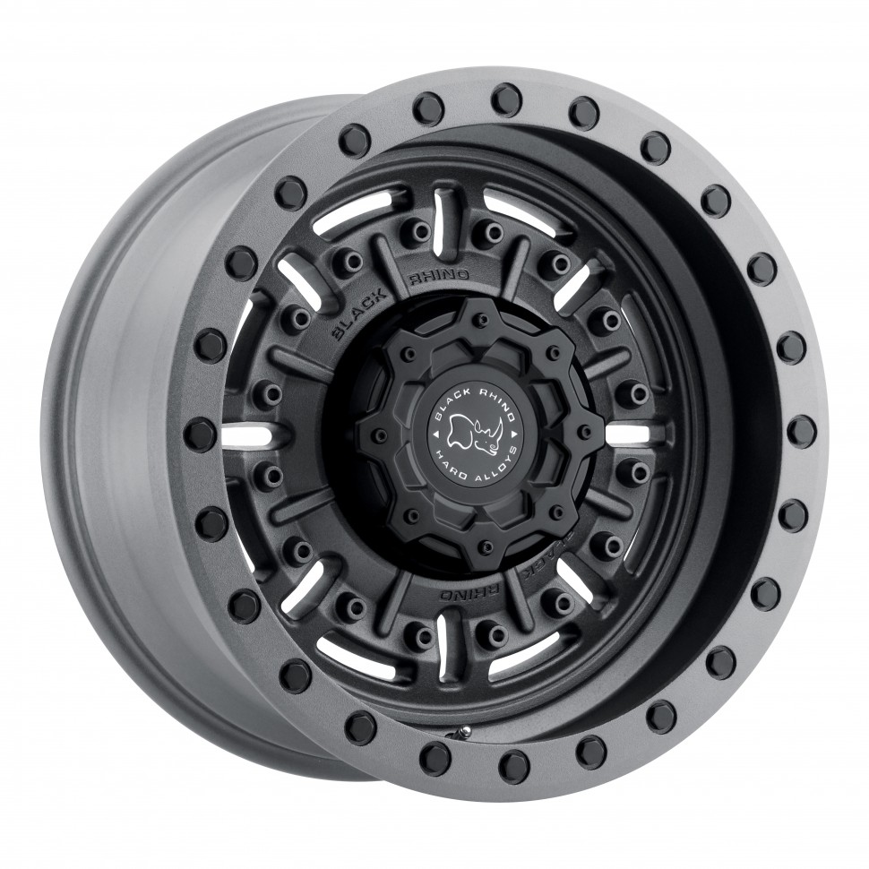 Колесный диск Black Rhino Abrams Textured Matte Gunmetal 17x8.5 ET 1785ABR006135G87