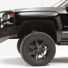 Передний бампер с защитной дугой Black Steel Chevrolet Silverado 1500 16-18 Fab Fours CS16-K3860-1