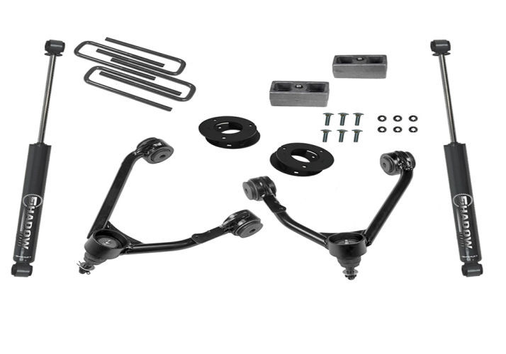Лифт комплект подвески 3.5" Chevrolet Silverado 1500/GMC Sierra 1500 14-19 (Shadow Shocks) Superlift 3800